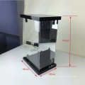 LED Light Showcase Box with Mirrored Back Panel for 12" 1/6 Scale Action Figure Acrylic Display Case